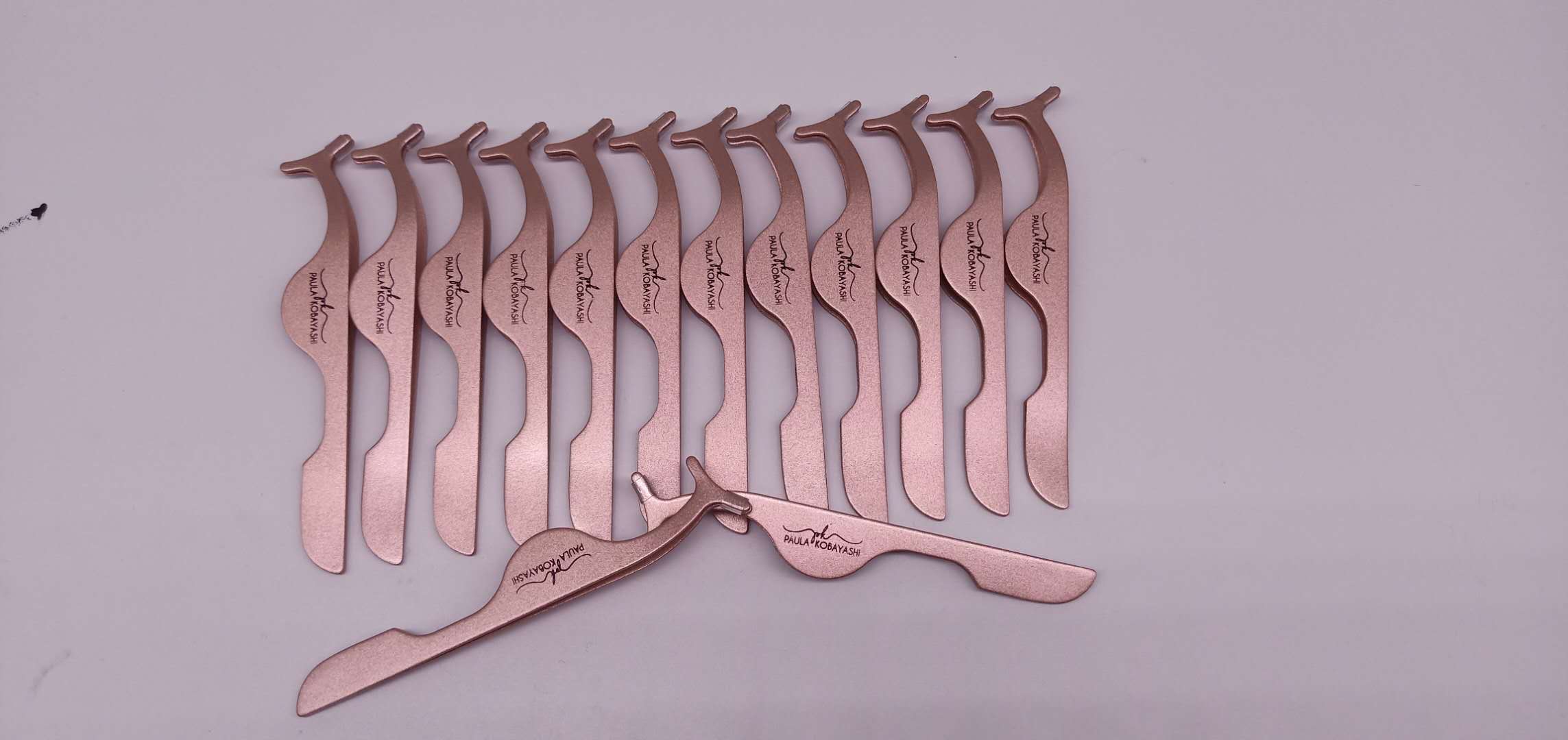 T-14  eyelash holder laah eyebrow applicator  tweezers private label