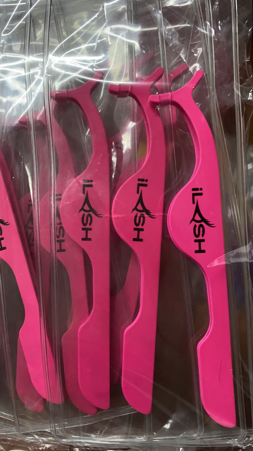   can be printed Stainless Steel Eyelash Tweezer&Clip for Eyelash Extension