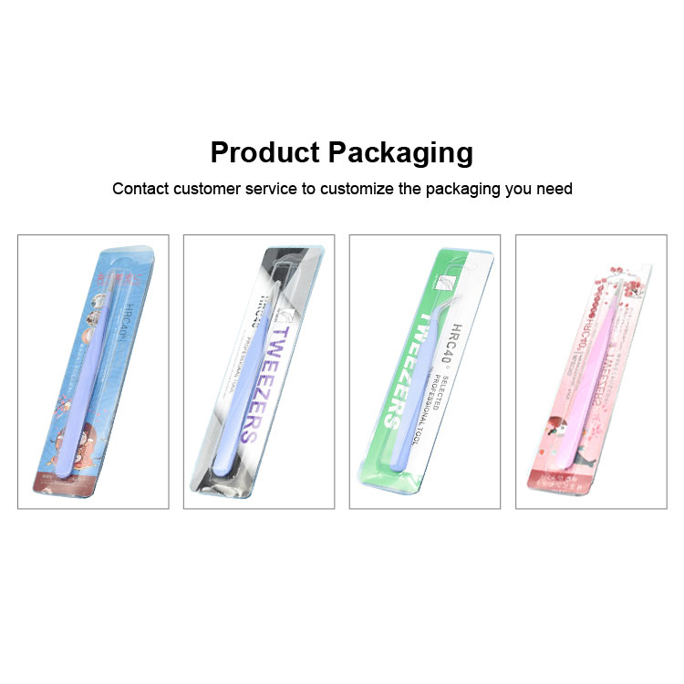  Pink Eyebrows Wooden Tweezers Eyelash Comb Stainless Steel Dumont Lash Tweezer