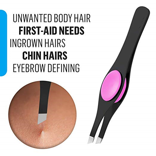 Soft Touch Slant Eyebrow Tweezer Set