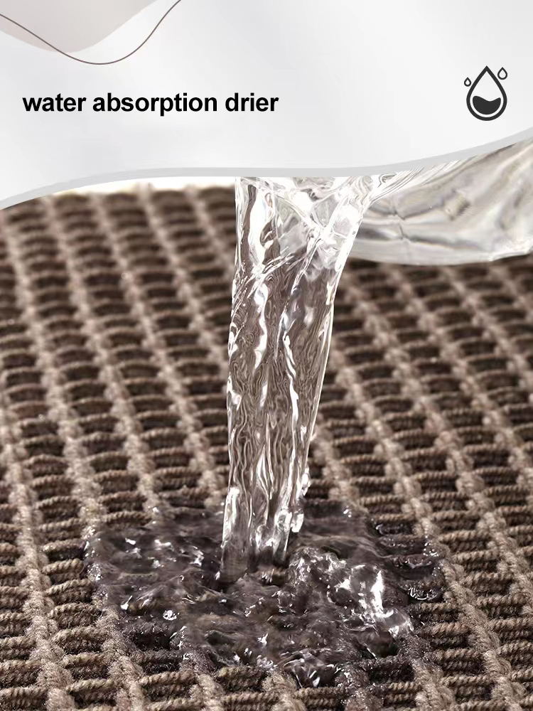 Luxury waffle Small lattice soft microfiber   bath mat