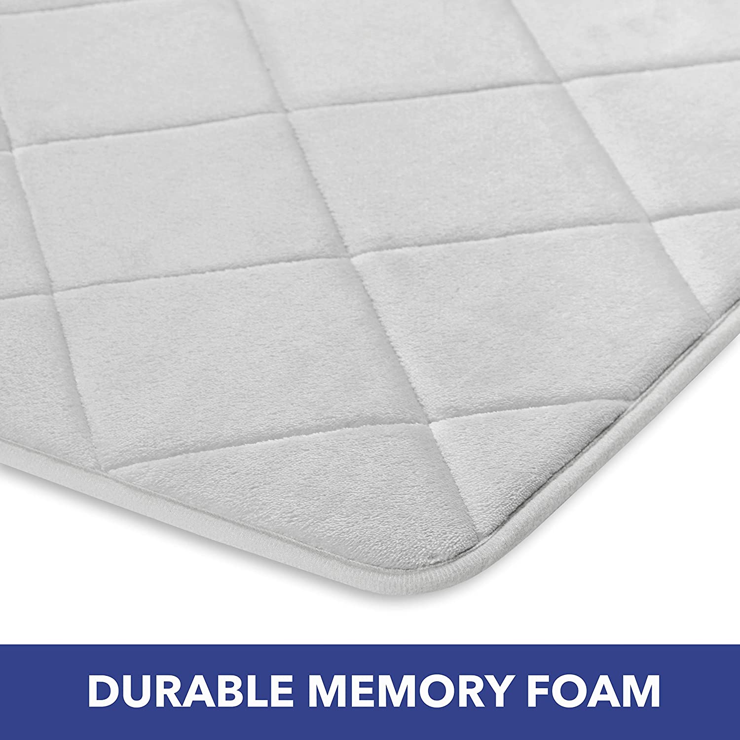 Premium Memory Foam Bathroom Rug, Super Absorbent, Non Slip, Machine Washable, Quick Dry Bath Mat