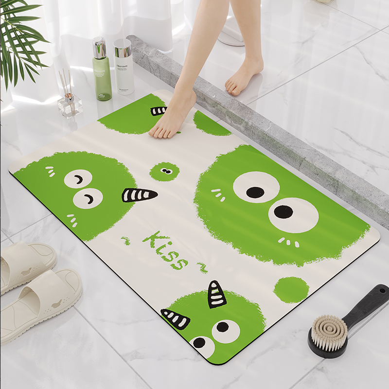 Bathroom Mat Set Bath Mats Non Slip Absorbs Water Quickly Drying Mat