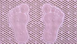 Top Seller Product Household Bathroom And Hotel Square  PVC Non Slip Bath Tub Mat With Suction Cup
