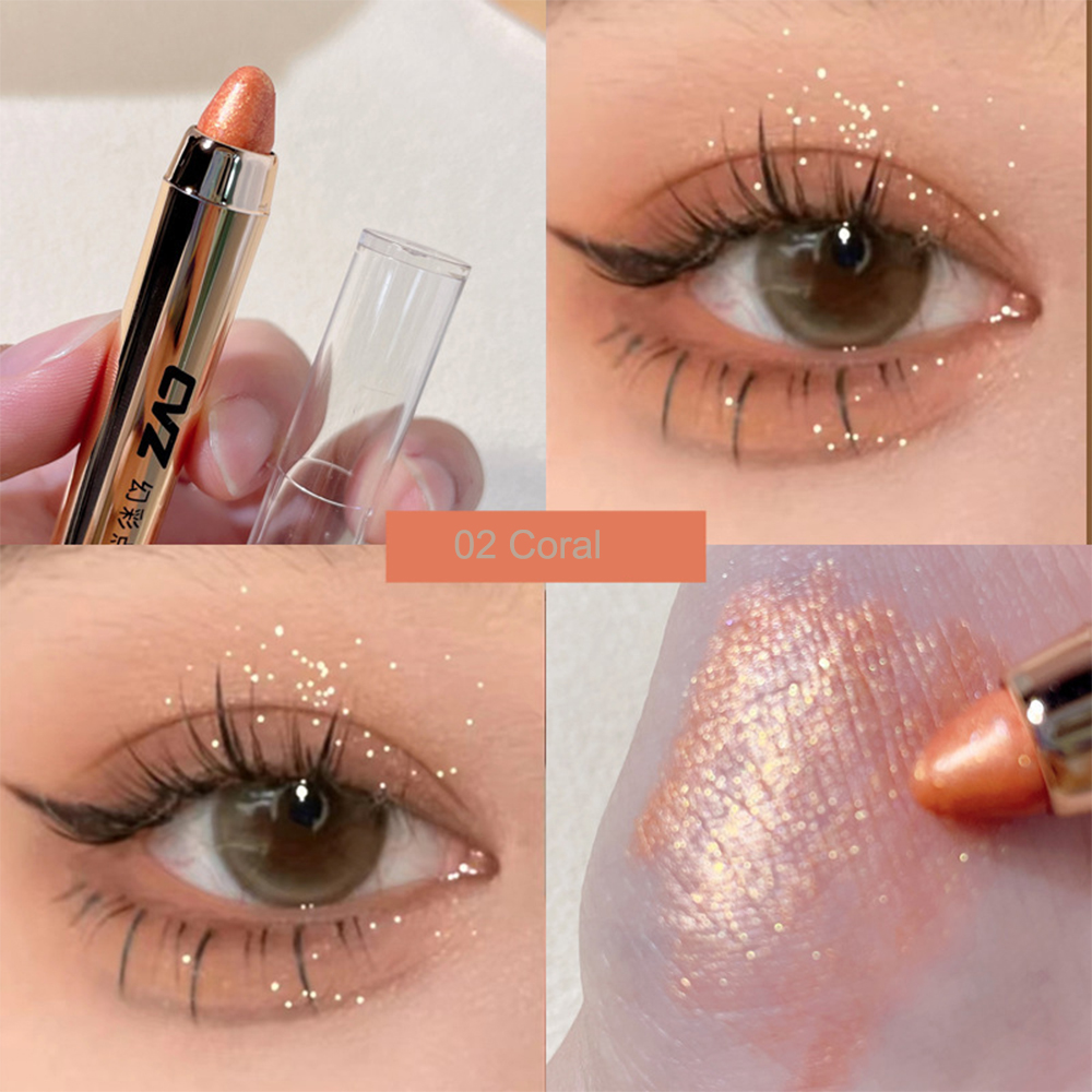 Eye Makeup 6 Colors Shimmer Eye Shadow Pencil Pearly Shine Glitter Eyeshadow Stick