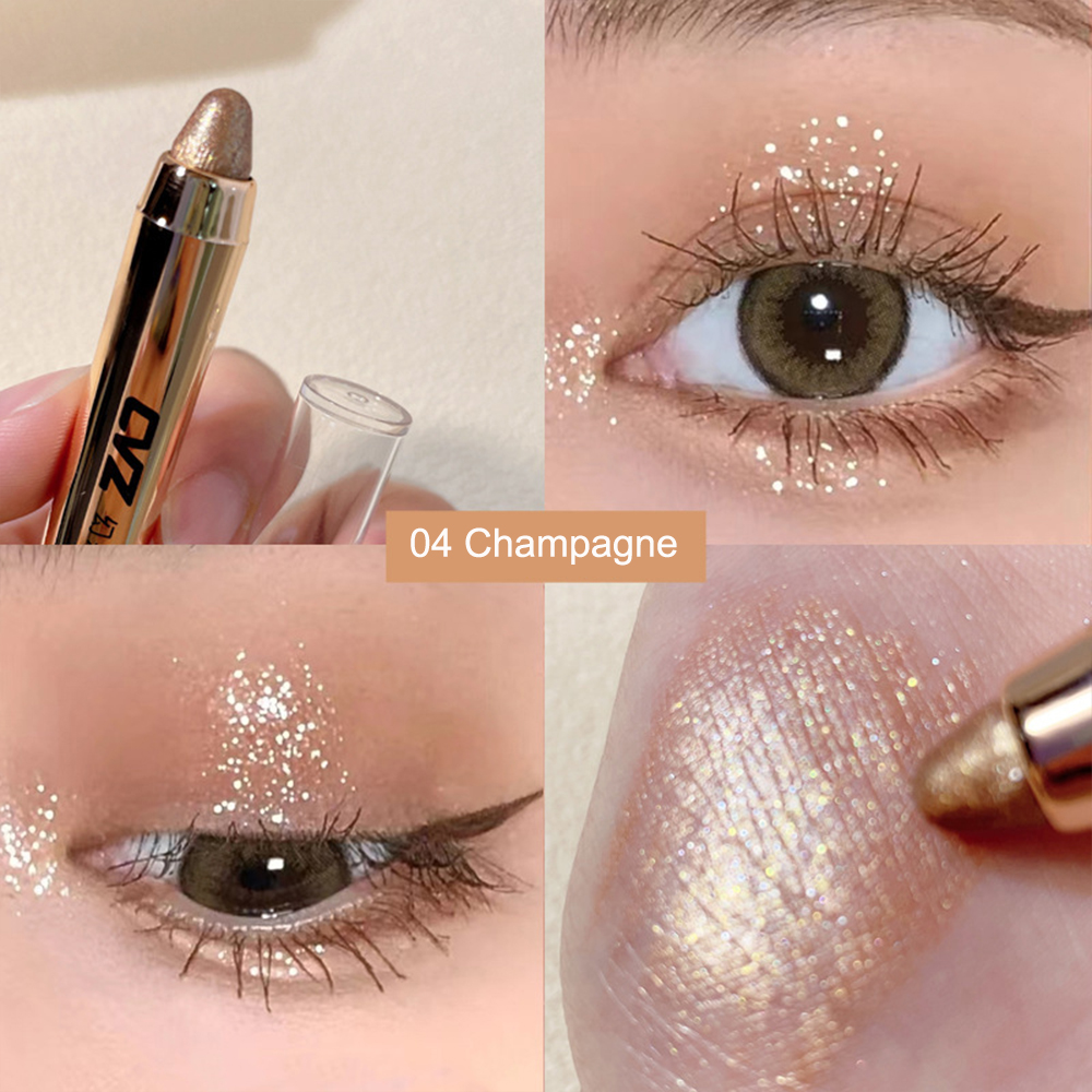 Eye Makeup 6 Colors Shimmer Eye Shadow Pencil Pearly Shine Glitter Eyeshadow Stick