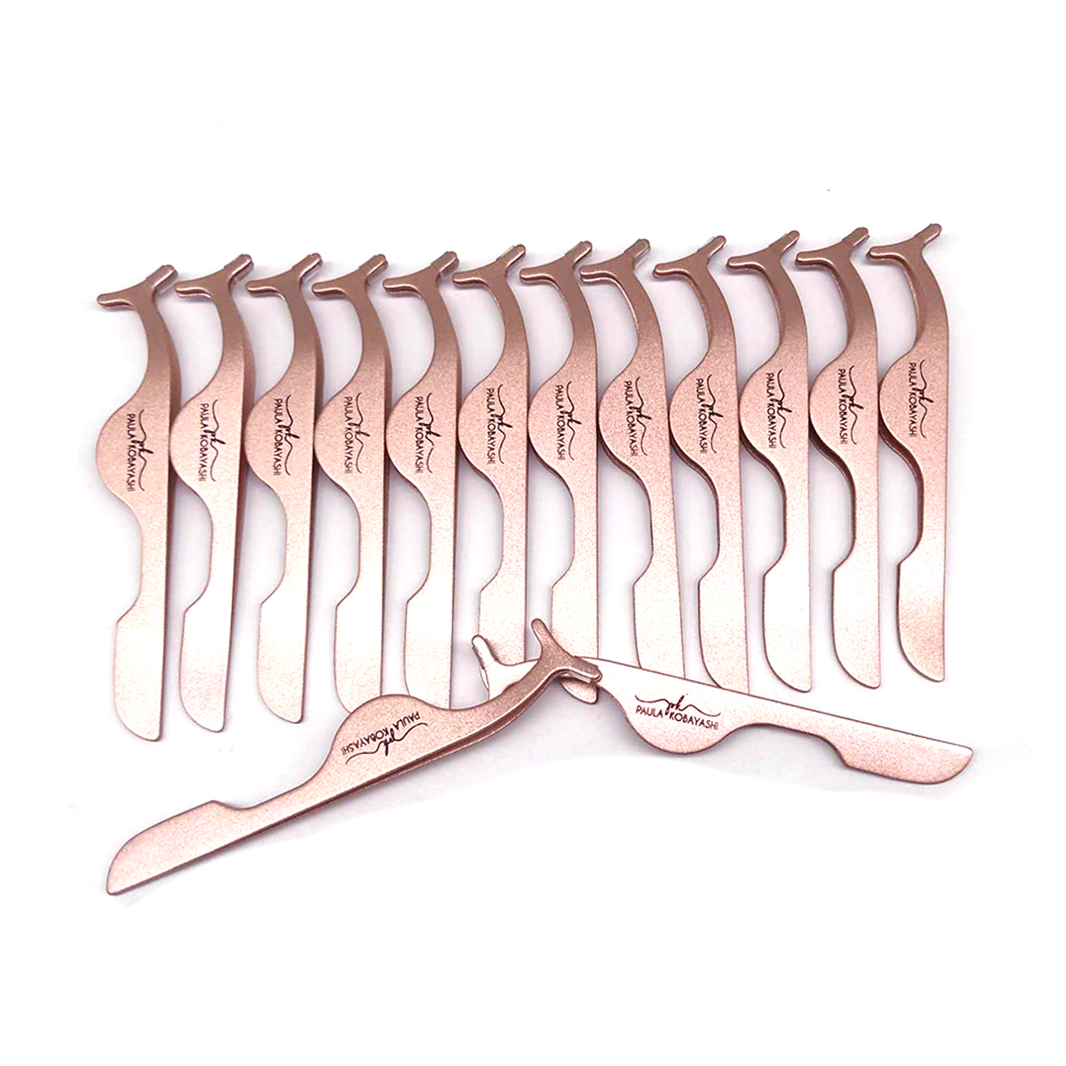 T-14  eyelash holder laah eyebrow applicator  tweezers private label