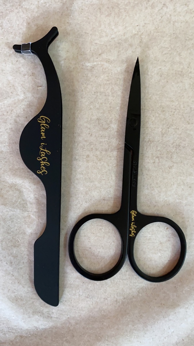   can be printed Stainless Steel Eyelash Tweezer&Clip for Eyelash Extension