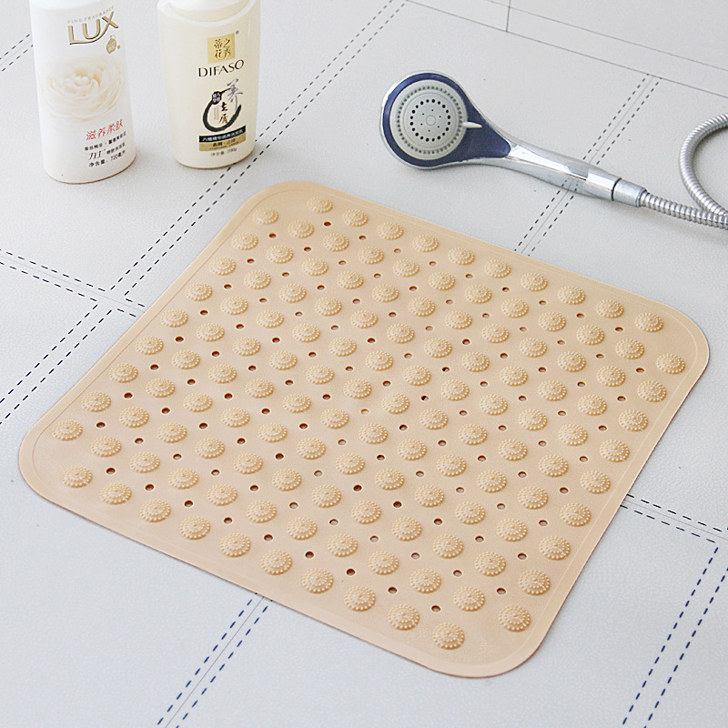 TPR Non Slip Suction Cup Rubber Odorless Super Soft Rug Bathroom Kitchen Toilet Floor Decor Washable Carpet Set Foot Bat