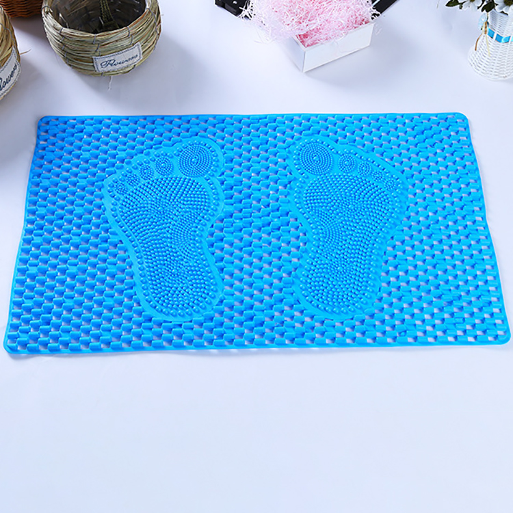 Top Seller Product Household Bathroom And Hotel Square  PVC Non Slip Bath Tub Mat With Suction Cup