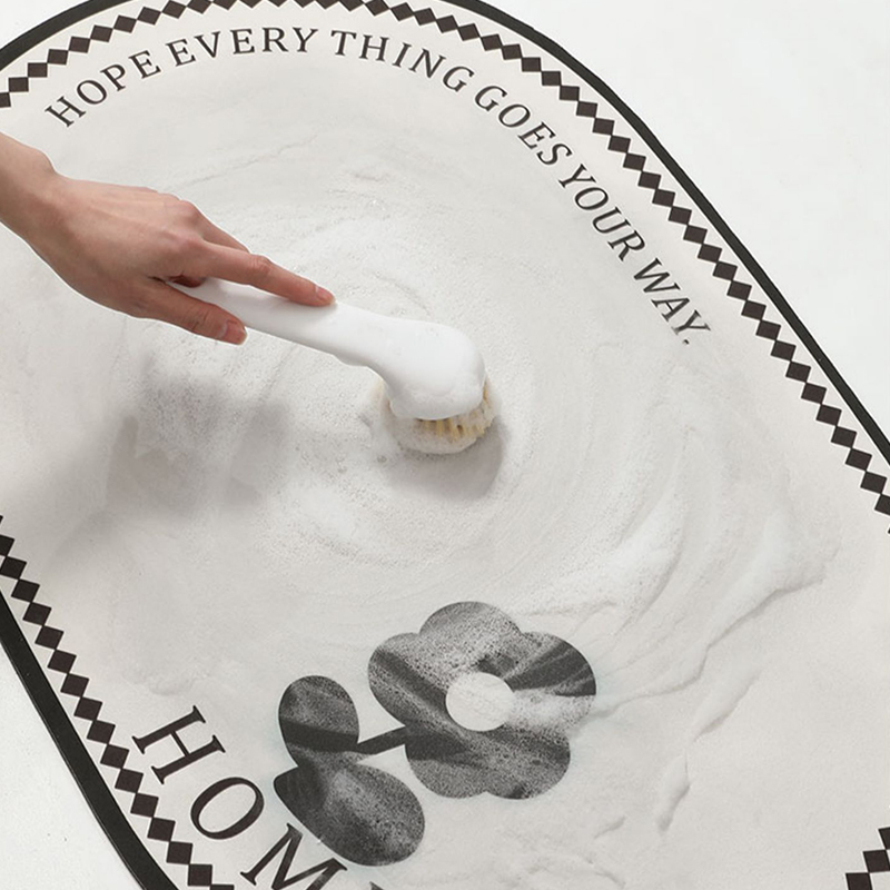 Anti-Slip Bathroom Large Bath Mat Bathroom Rugs Microfiber Bath Mat