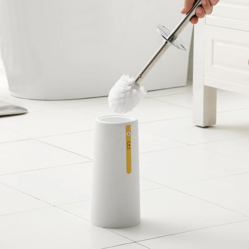 Creative Replaceable Bristle Plastic Bathroom Toilet Brush with Holder
