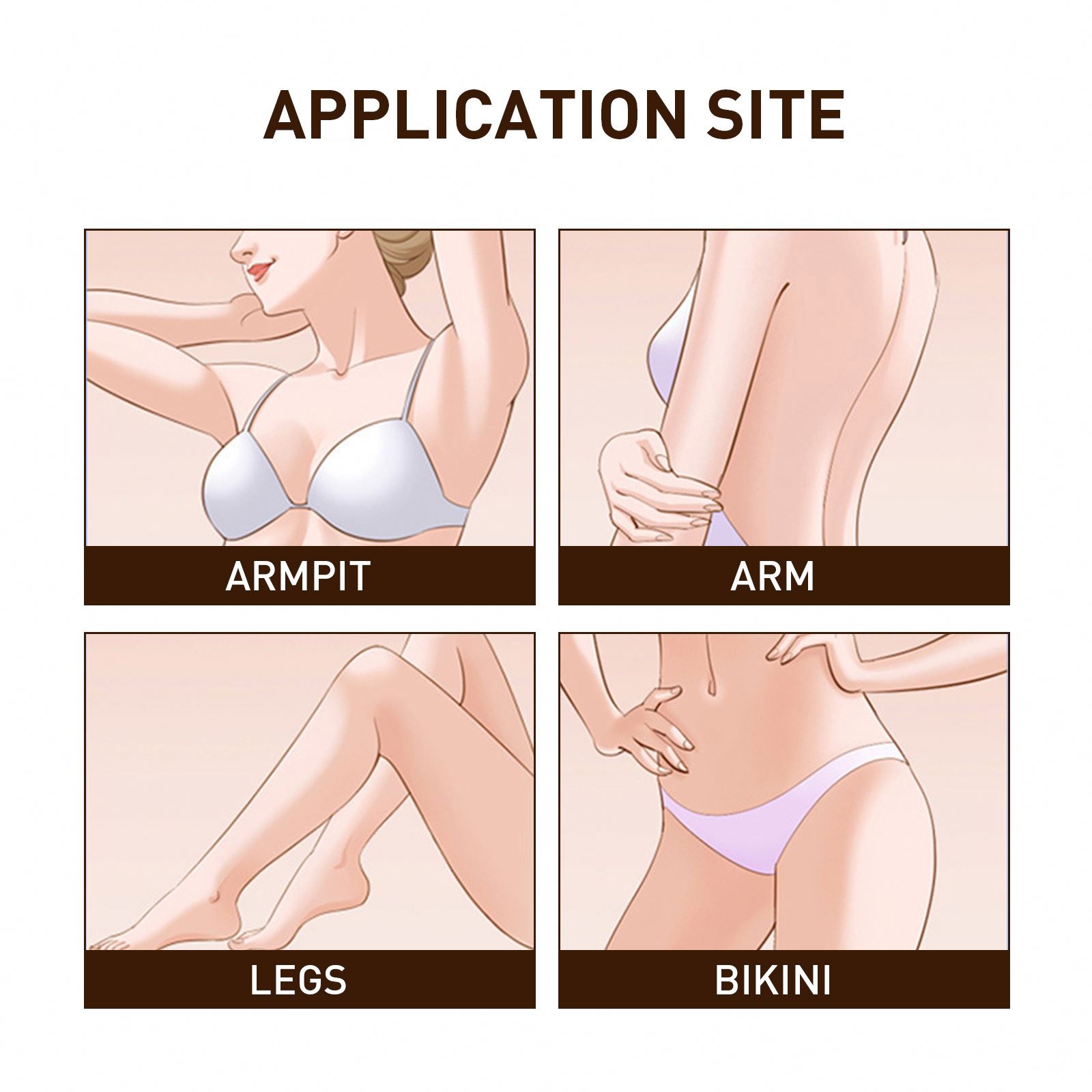 Hair Removal Inhibitor Spray Intimate Legs Body Armpit Painless Facial Stop Hair Depilatory