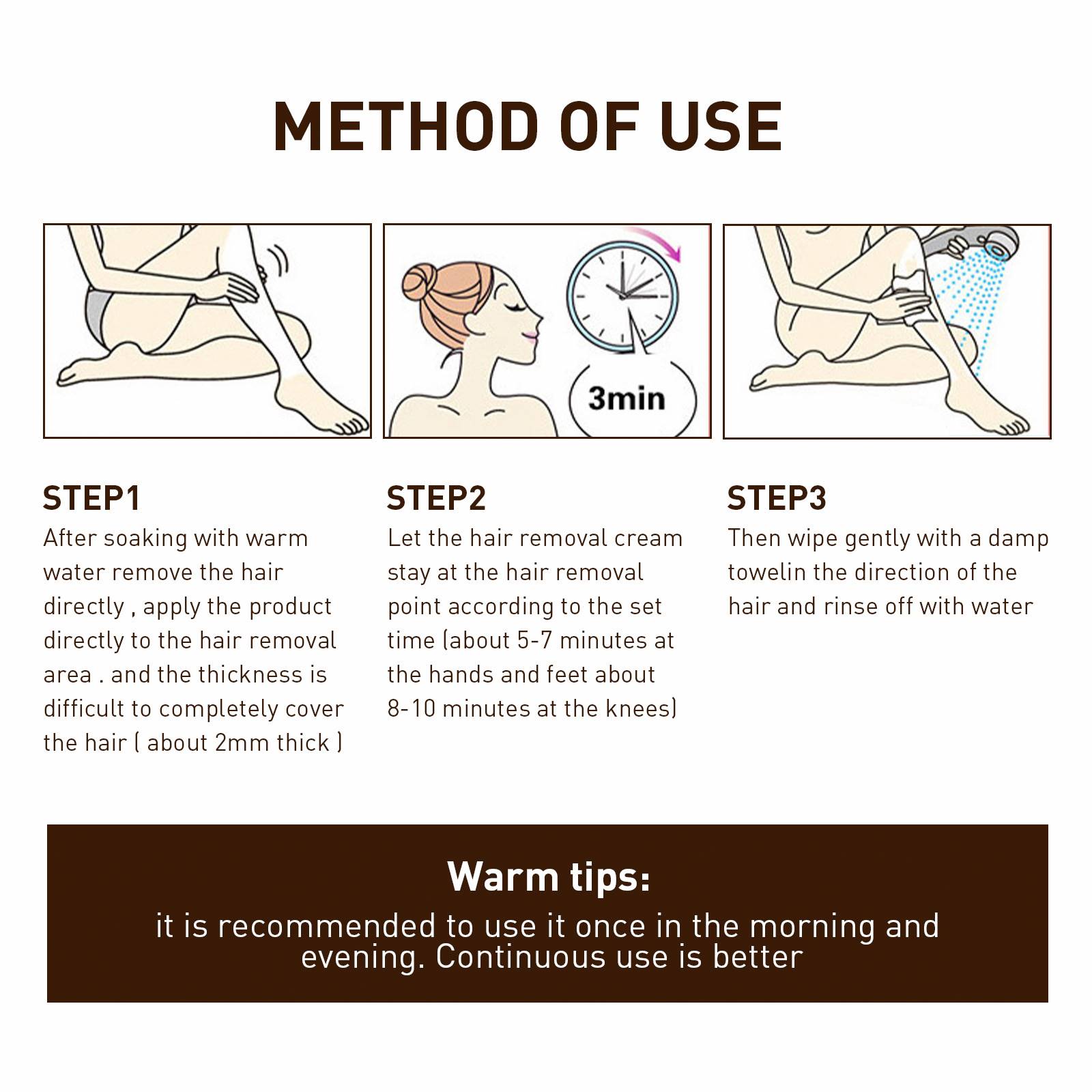 Hair Removal Inhibitor Spray Intimate Legs Body Armpit Painless Facial Stop Hair Depilatory