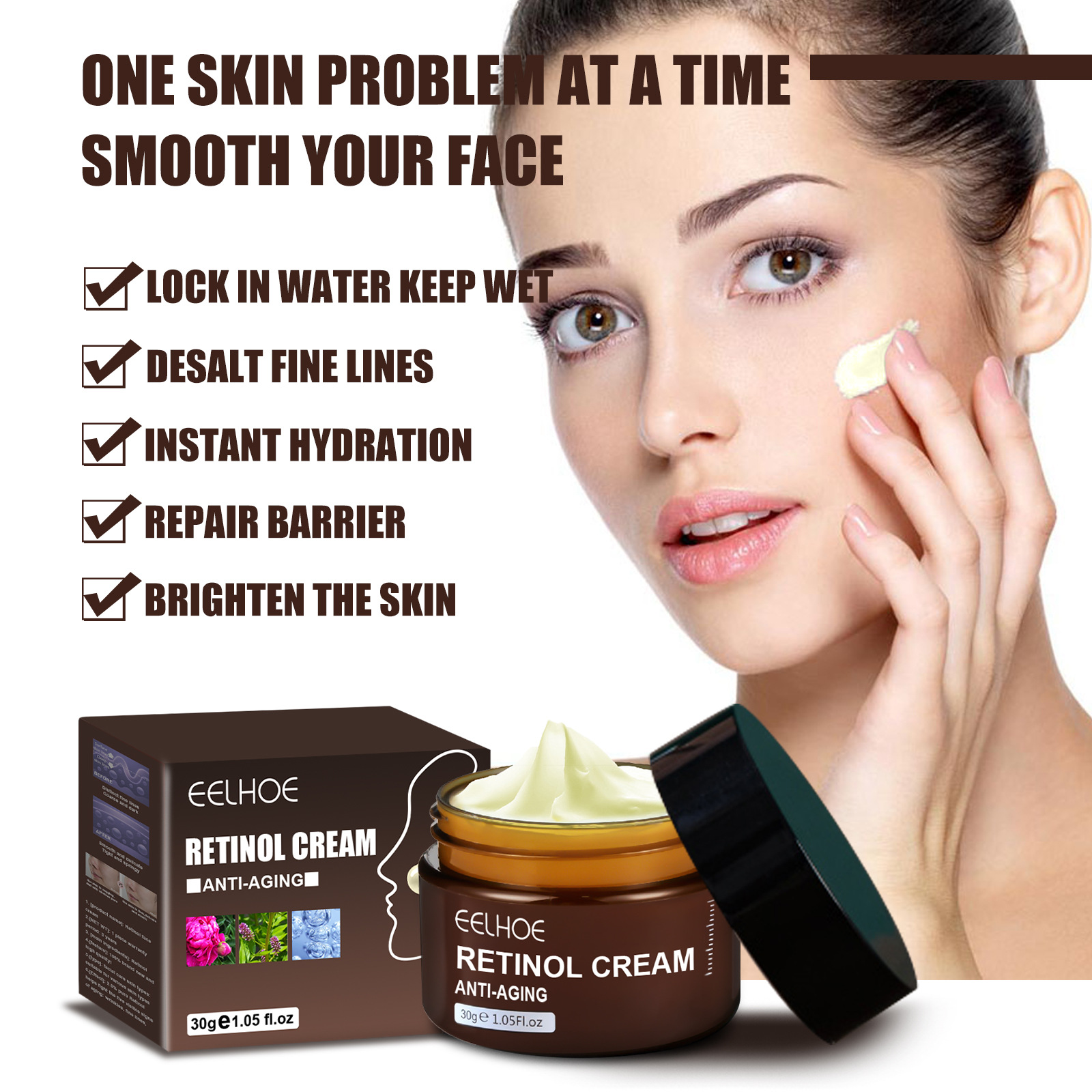 Face Cream Firming Lifting Anti-Aging Remove Wrinkles Fine Lines Whitening Brightening Moisturizing Facial Skin Care