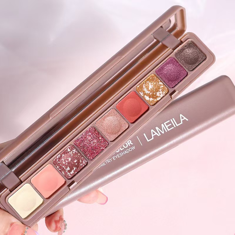 9 Colors Highlighting Pigmented Dazzling Metallic Everyday Makeup Eyeshadow