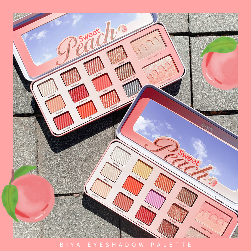 Pearl Matte Highlight Eye Shadow Powder Blusher 14 Color Eye Shadow Plate