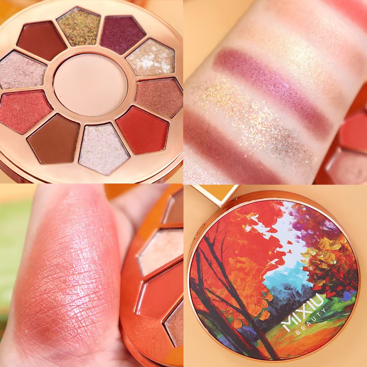 11 Color Makeup Nature Pearlescent Matte Eye Shadow Palette