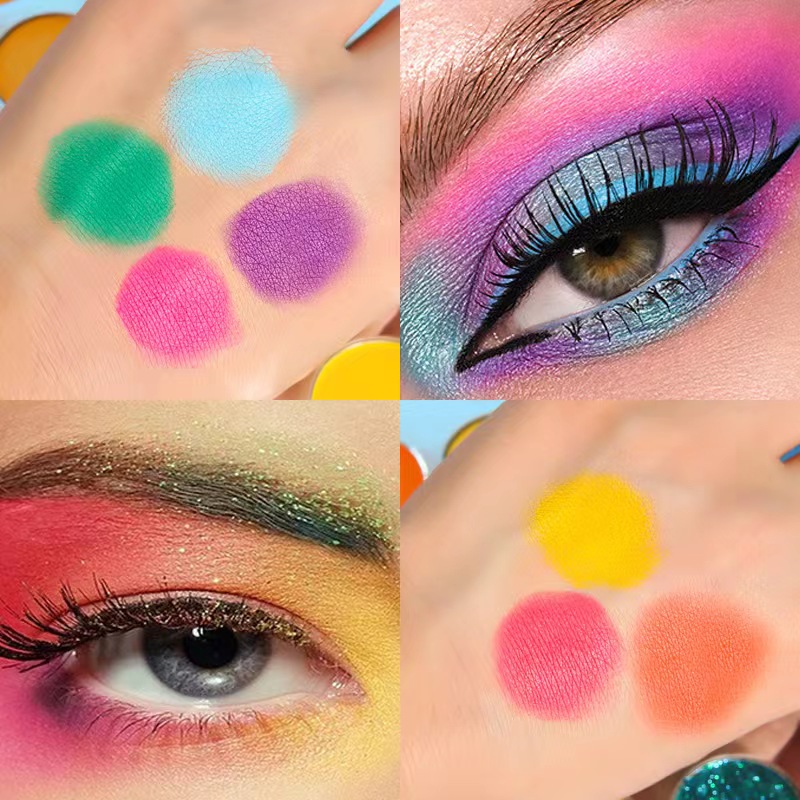 Eye Makeup Eyeshadow Pallet 35 Colors Glitter Waterproof Rainbow Eyeshadow Palette 