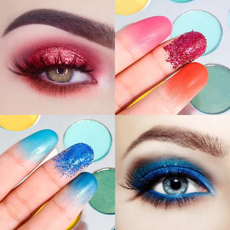 Eye Makeup Eyeshadow Pallet 35 Colors Glitter Waterproof Rainbow Eyeshadow Palette 