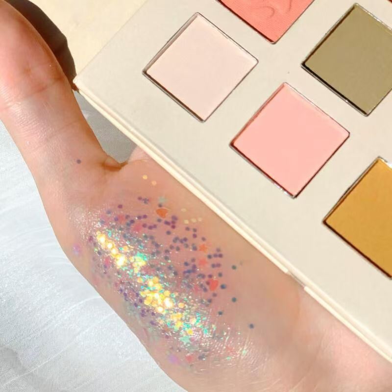 Colorful Matte Shimmer Pearlescent Powder Natural Makeup Waterproof Long Lasting Eyeshadow Pallete