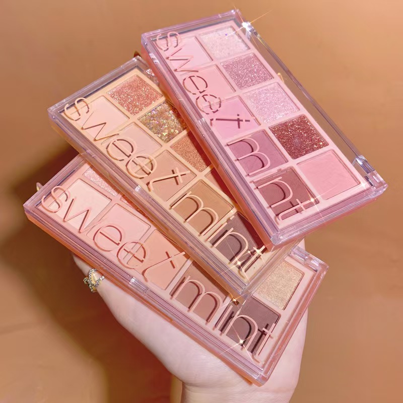 10 Color Shimmer Matte Eyeshadow Daily Makeup Eyeshadow Palette 