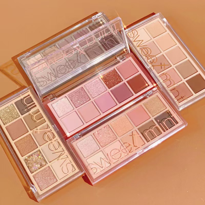 10 Color Shimmer Matte Eyeshadow Daily Makeup Eyeshadow Palette 