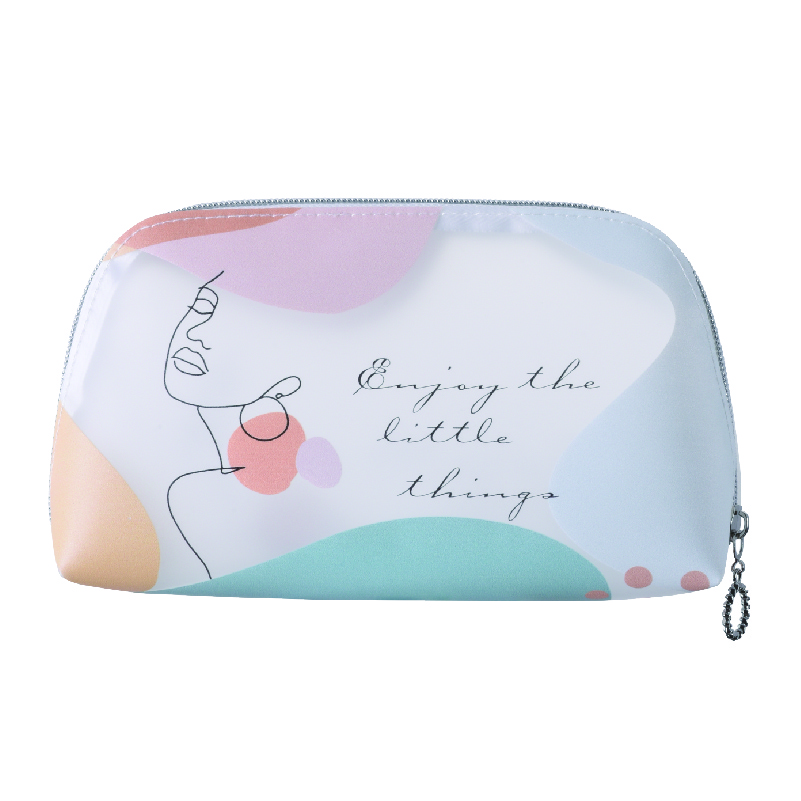 Portable Cosmetic Bag PVC Waterproof Cosmetic Bag High Quality TPU Lady Makeup Small Cosmetic Bag 