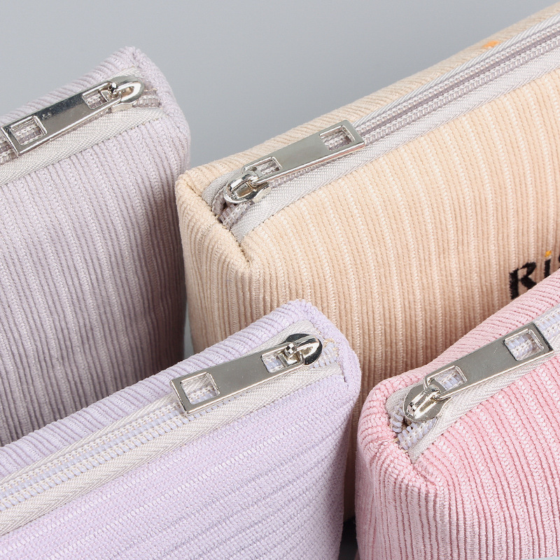 Travel Toiletry Bag For Women Zipper Pouch Ladies Foldable Cosmetic Bag