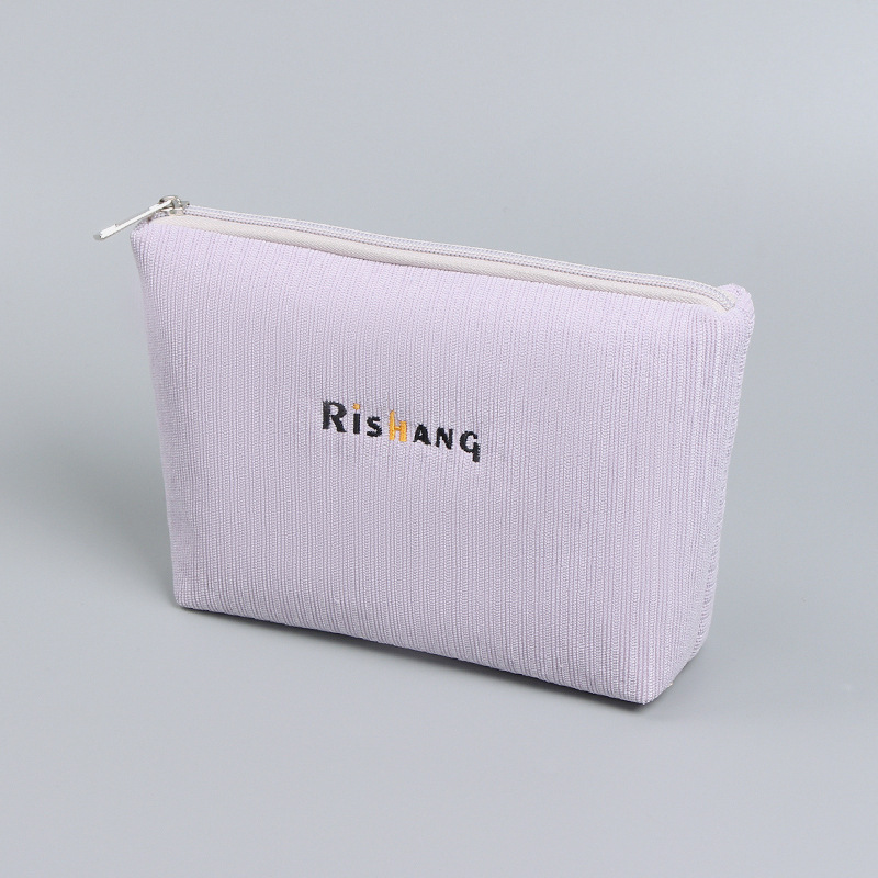 Travel Toiletry Bag For Women Zipper Pouch Ladies Foldable Cosmetic Bag