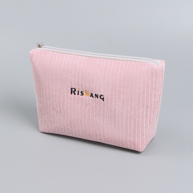 Travel Toiletry Bag For Women Zipper Pouch Ladies Foldable Cosmetic Bag