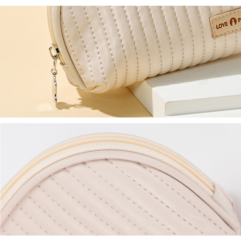 Makeup Cosmetic Bags Zipper Travel Beauty Cosmetic Case Pu Purse Makeup Bag