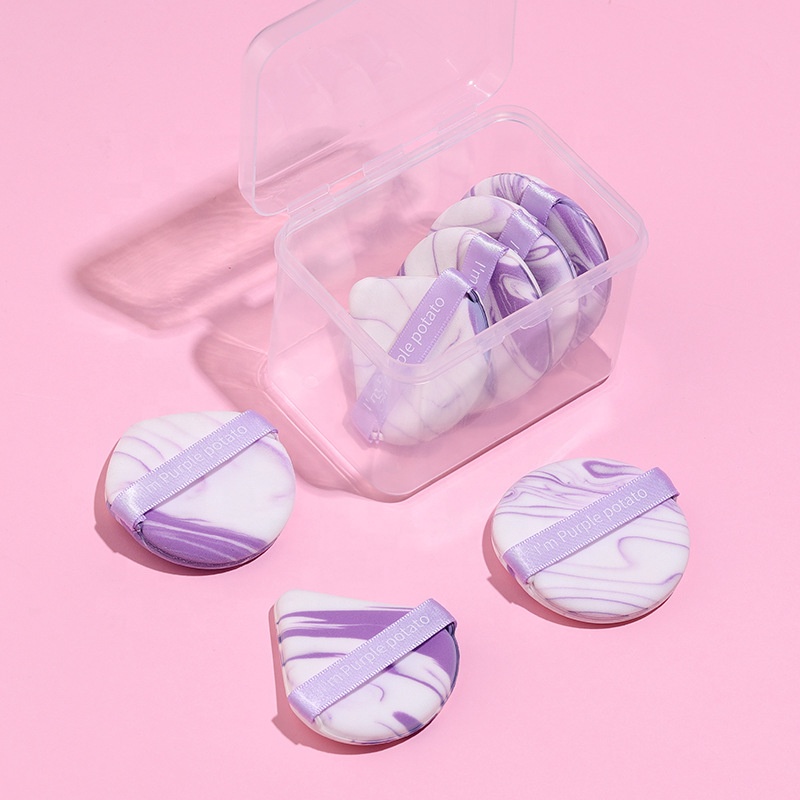 7pcs Cosmetic Puff Makeup Sponge Soft Foundation Powder Sponge Puff Beauty Tools for Women Makeup Accessories