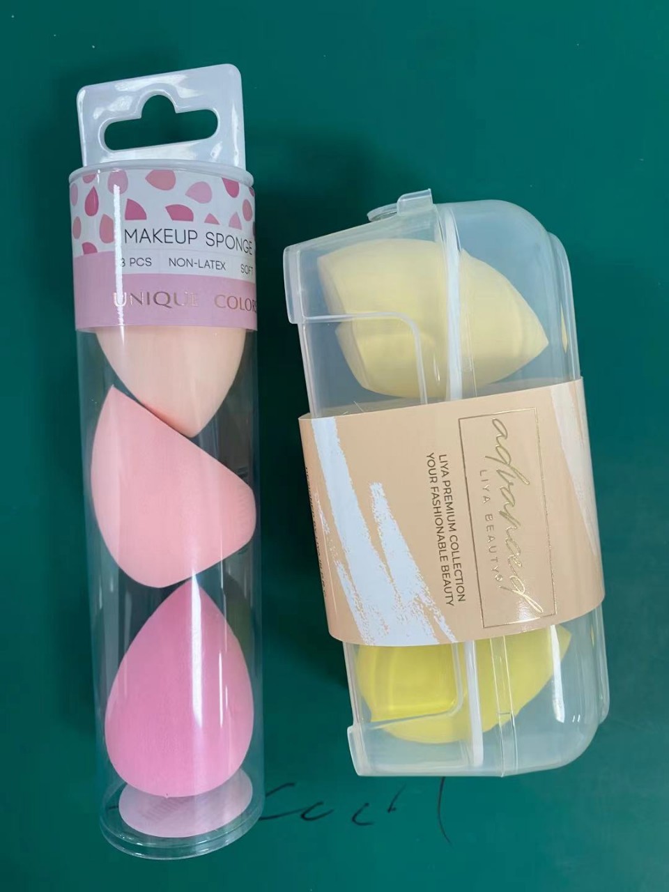 LUMA 3PCS Cosmetic Puff Blender Make Up Sponge Set Makeup Sponges