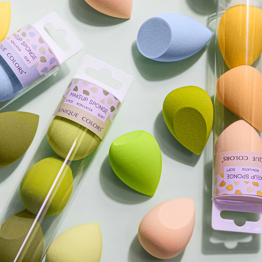 LUMA 3PCS Cosmetic Puff Blender Make Up Sponge Set Makeup Sponges