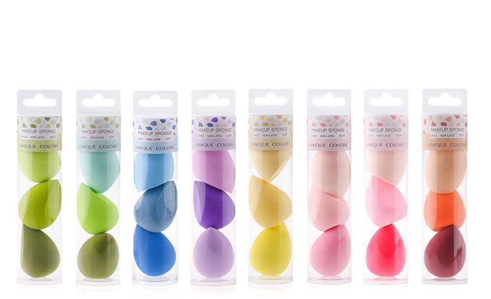 LUMA 3PCS Cosmetic Puff Blender Make Up Sponge Set Makeup Sponges