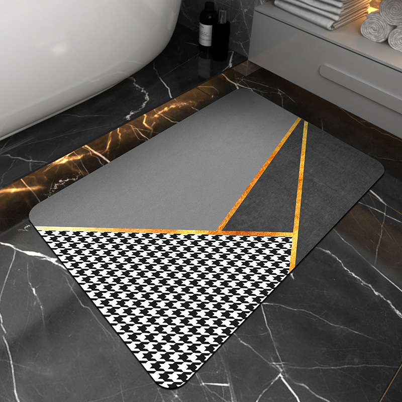 High Quality Bathroom Washable Non-Slip Bathroom Mat Bathroom Decoration