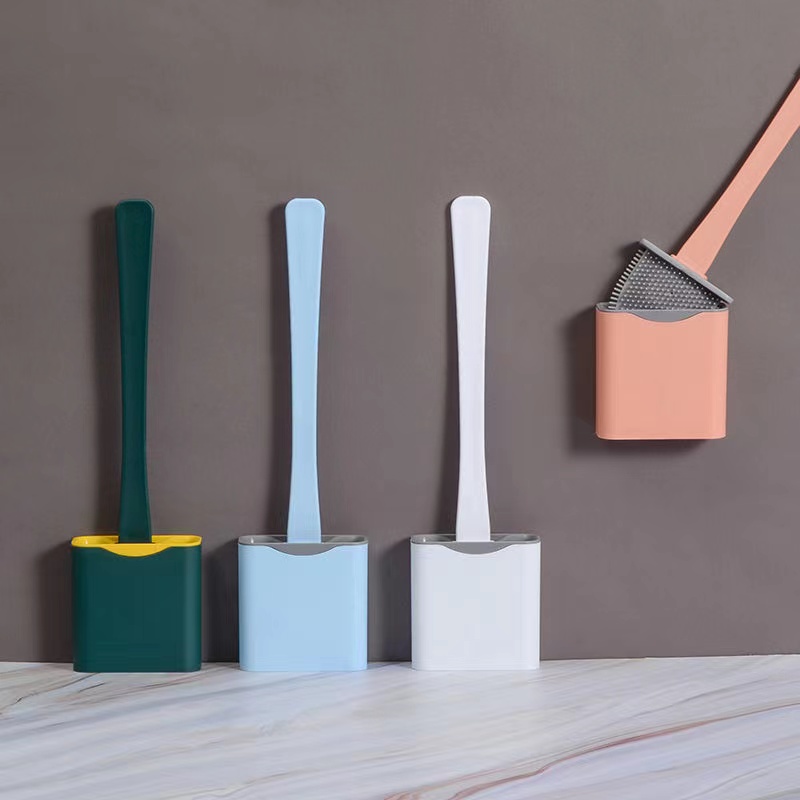 Double-Sided Toilet Bowl Cleaner Brush Wall Mounted Toilet Brushes for Bathroom Toilet Cleaning Brush