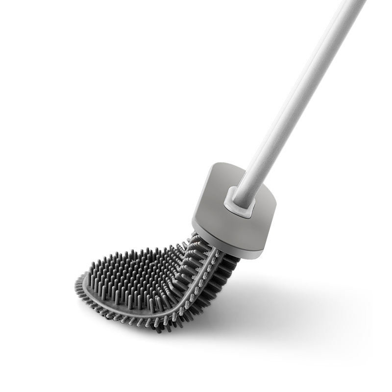 Mini Eco Friendly Household Bathroom Cleaner TPR Rubber Wall Mounted Silicone Holders Hanging Unique Toilet Brush
