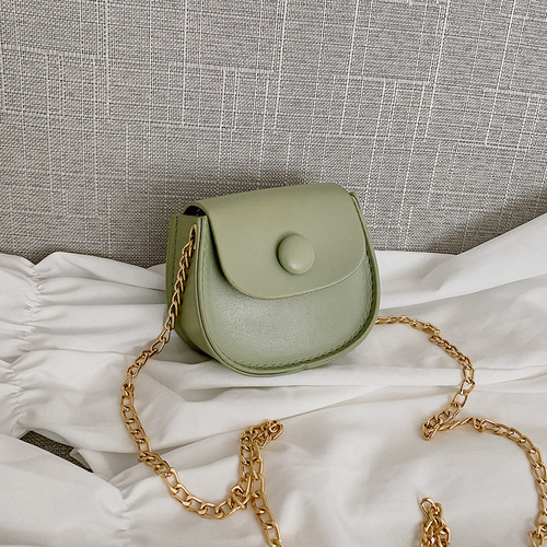 Women's Mini Shoulder Bag New Solid Color Crossbody Bags PU Leather Design Cute Mobile Phone Pocket Small Square Bag Han