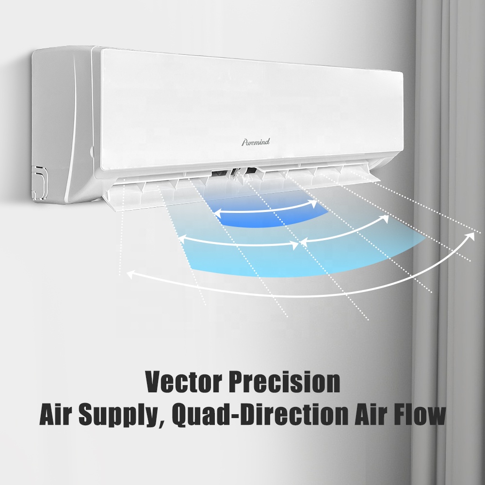 Puremind Hot Selling R32 Cooling Split Type Inverter Air Conditioners Wall Mounted AC Unit 1.5 Ton 18000Btu Room Use