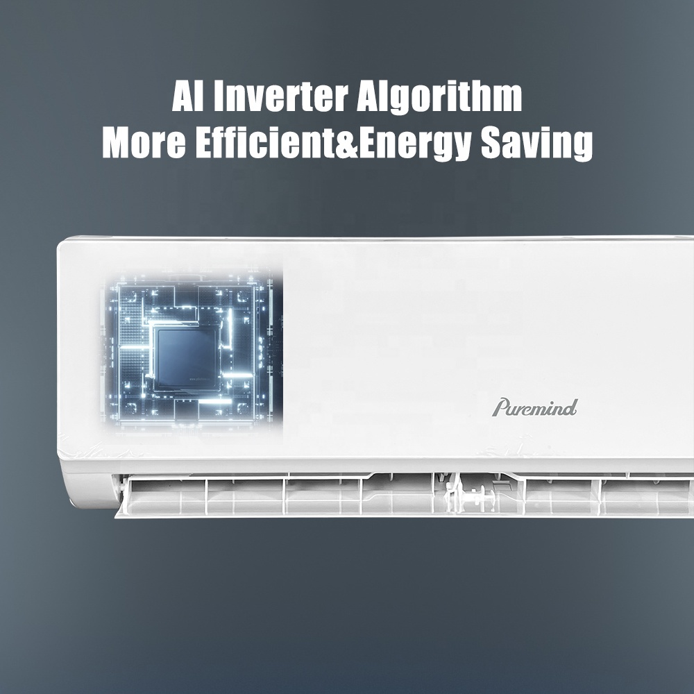 Puremind Hot Selling R32 Cooling Split Type Inverter Air Conditioners Wall Mounted AC Unit 1.5 Ton 18000Btu Room Use