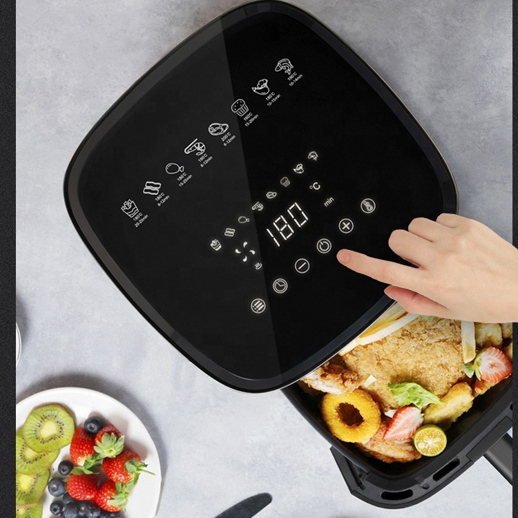 New design 2000W Air fryer 3.5 L smart touch non stick multiple modes household kitchen use