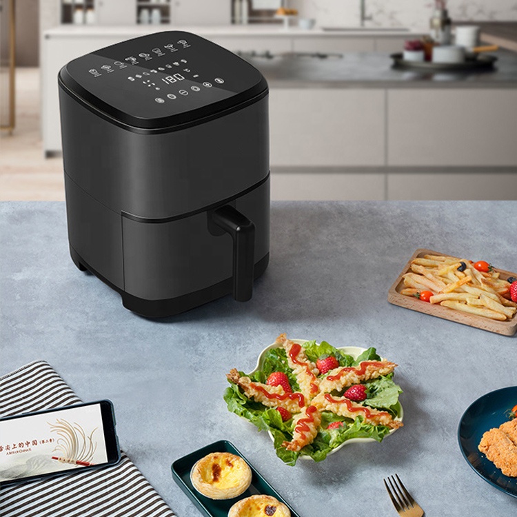 New design 2000W Air fryer 3.5 L smart touch non stick multiple modes household kitchen use