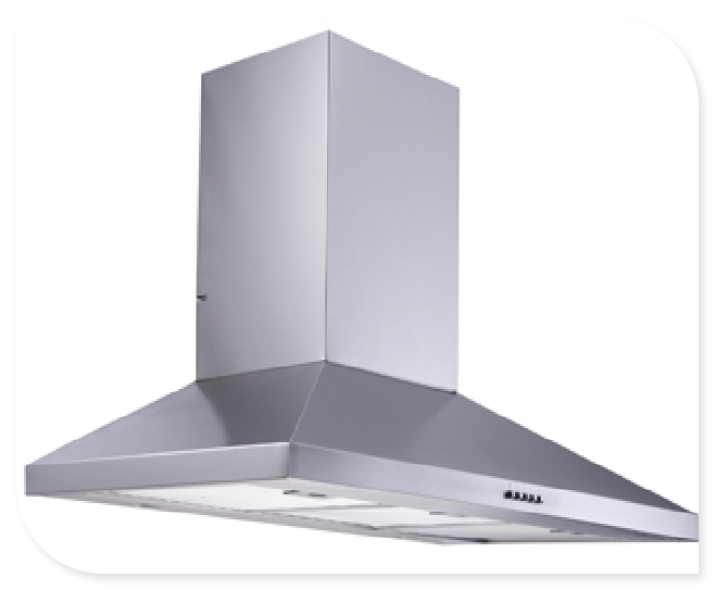 Big suction power 900mm 1000m3/h wave sensor cooker hood wall mounted kitchen extractor hood