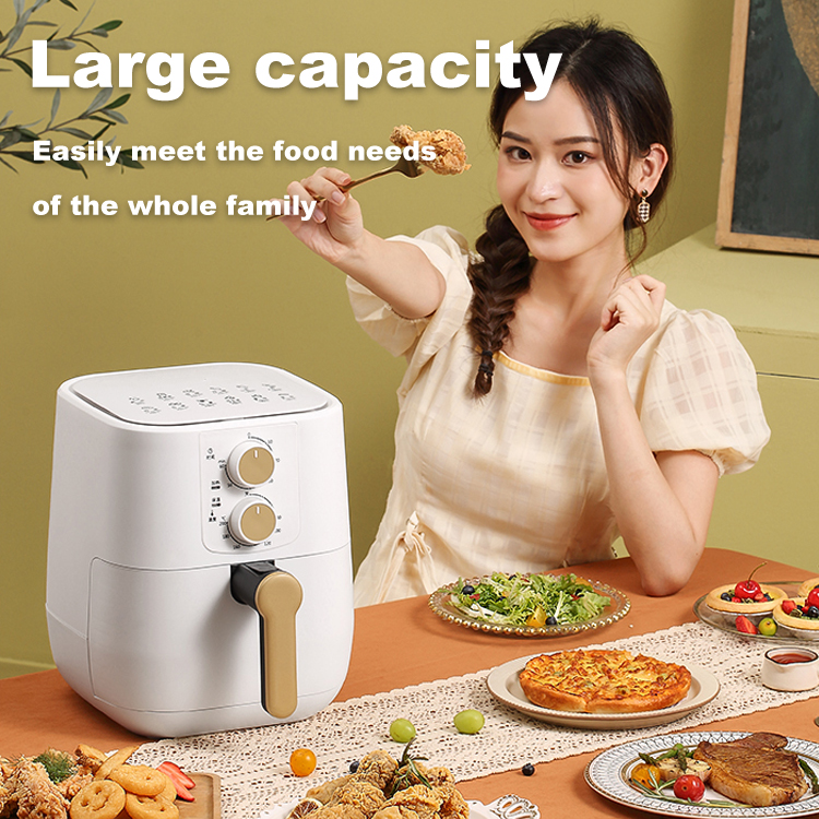 Hot Sale Temperature and Time Adjustment Smart 5L Easy to Clean Multi-functional Electric Deep Air Fryer for Home Kitche