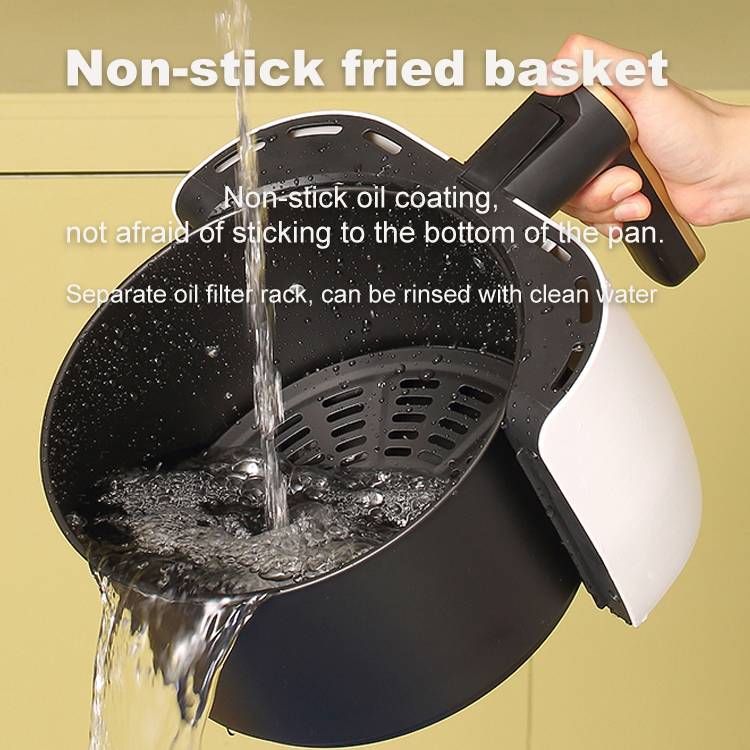 Hot Sale Temperature and Time Adjustment Smart 5L Easy to Clean Multi-functional Electric Deep Air Fryer for Home Kitche