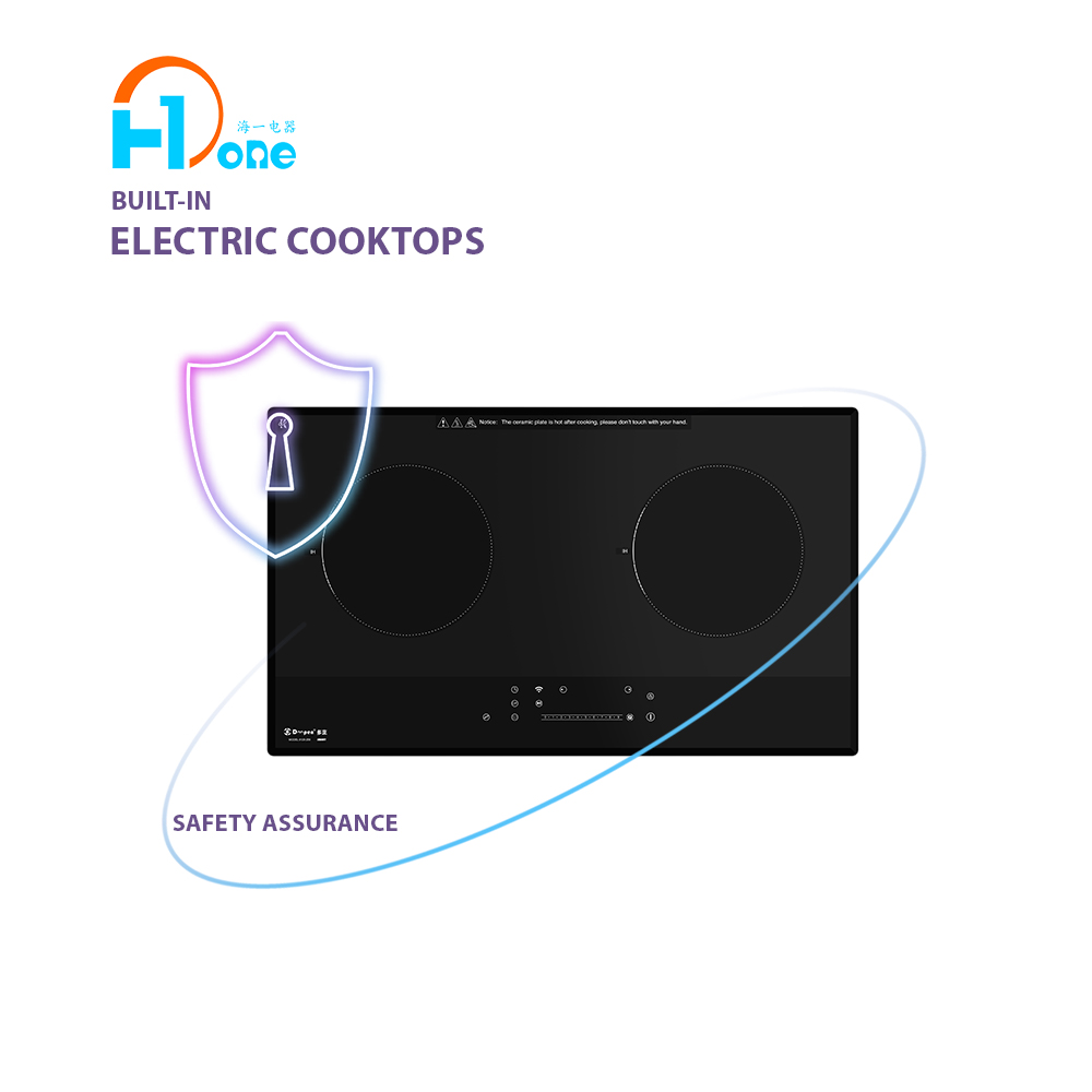 Tuya High Quality Smart Induction Cooktop 2 Burner with 9 Cooking Levels and Precise Temperature Control Each