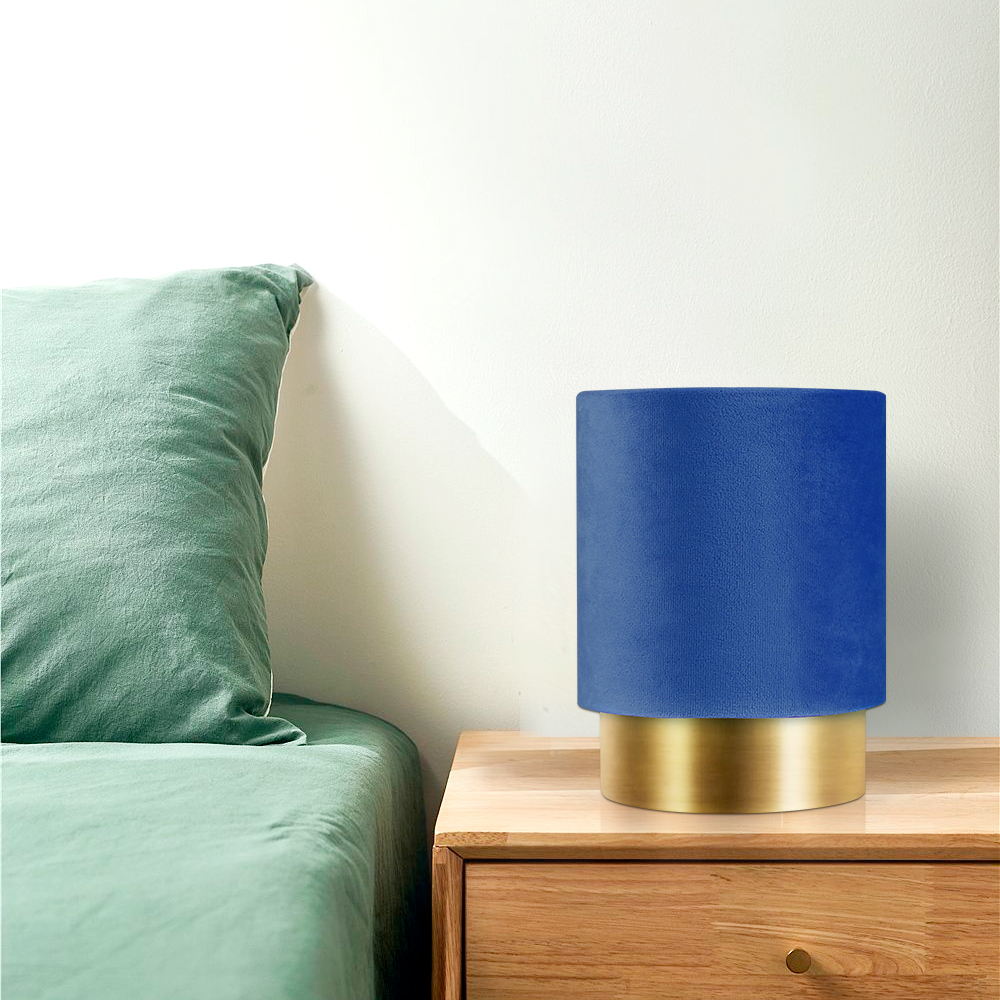 In Stock Modern Small Desk Lamp Decorative Hotel Portable Bedroom Night Stand Light Brass Table Lamp Gold Base