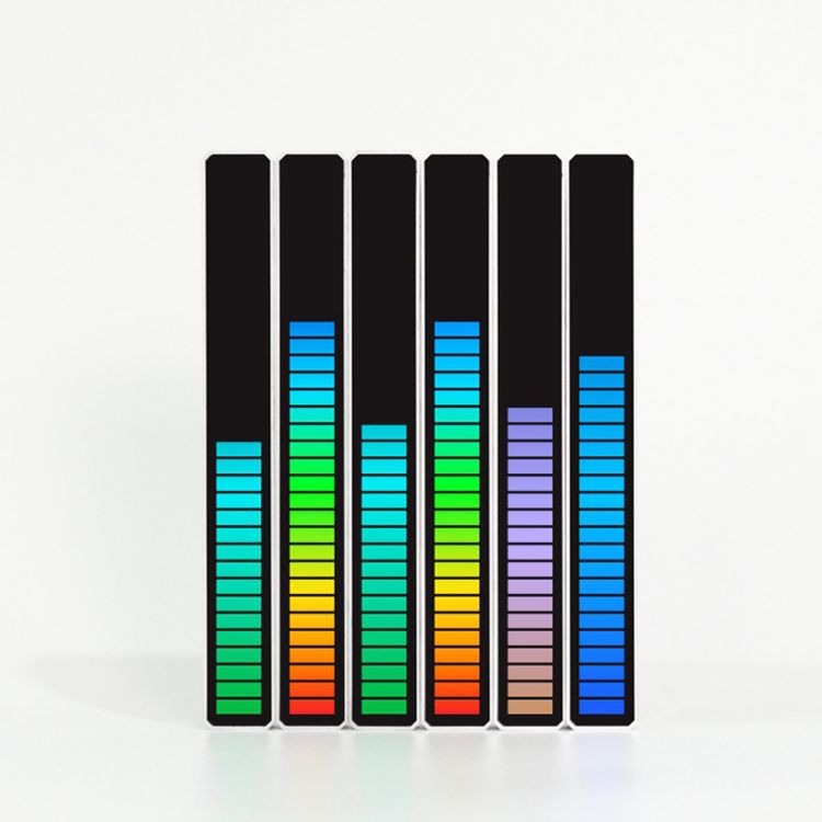 LED Strip Light Sound Control Pickup Rhythm Light Music Atmosphere Light RGB Colorful Tube USB Energy-Saving Lamp